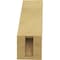 Ekena Millwork 3-inch W x 8-inch D x 8-inch H Funston Rough Cedar Woodgrain TimberThane Knee Brace, Primed BRCUR03X08X08FSTRCPR - alternate 2